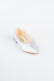 Party-Schuhe Steinbesetzt Silber MJ9001