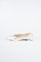 Party-Schuhe Steinbesetzt Silber MJ9001