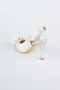 Party-Schuhe Satin Hautfarben MJ9004