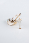 Party-Schuhe Satin Hautfarben MJ9005