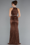 Braun Abendkleid Lang ABU4324