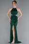 Smaragdgrün Abendkleid Lang ABU4324