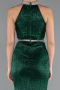 Smaragdgrün Abendkleid Lang ABU4324