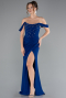 Abendkleid Lang Sächsischblau ABU5016