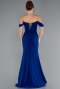 Abendkleid Lang Sächsischblau ABU5016
