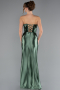Pistaziengrünes Abschlusskleid Lang ABU4944