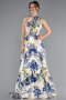 Abendkleid Lang Mehrfarbiges ABU4686
