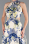 Abendkleid Lang Mehrfarbiges ABU4686