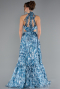 Abendkleid Lang Petrolgrün ABU4686