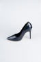 Marineblau Stiletto Lackleder ABR1140