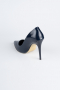 Marineblau Stiletto Lackleder ABR1140