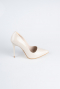 Hautfarben Stiletto Lackleder ABR1140