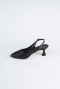 Party-Schuhe Steinbesetzt Schwarz MJ5310