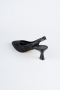 Party-Schuhe Steinbesetzt Schwarz MJ5310