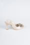 Party-Schuhe Laserschnitt Gold MJ9003