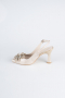 Party-Schuhe Laserschnitt Gold MJ9003