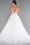 Hochzeitskleider Lang Weiß ABG134