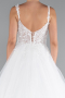 Brautkleid in Großen Größen Lang Weiß ABG142