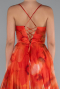 Abendkleid Lang Orange ABU5053