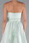 Minzgrün Abendkleid Satin Lang ABU3674