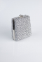 Abendtasche Steinbesetzt Silber KC702