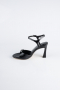 Party-Schuhe Lackleder Schwarz AB1141