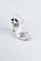 Party-Schuhe Lackleder Silber AB1141