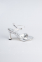 Party-Schuhe Lackleder Silber AB1141