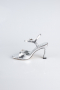 Party-Schuhe Lackleder Silber AB1141