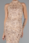 Gold Abendkleid Lang ABU4791
