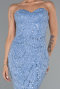 Indigo Abendkleid Lang ABU4517