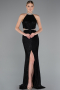 Abendkleid Lang Schwarz ABU4324