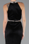 Abendkleid Lang Schwarz ABU4324