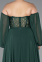Smaragdgrün Abendgarderobe İn Großen Größen Chiffon Lang ABU6142