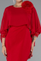 Partykleid Midi Rot ABK2382