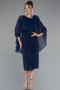 Partykleid Midi Marineblau ABK2382