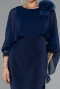 Partykleid Midi Marineblau ABK2382