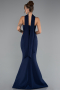 Abendkleid Lang Marineblau ABU5097