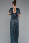 Abendkleid Lang Petrolgrün ABU5098