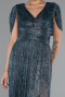 Abendkleid Lang Petrolgrün ABU5098