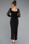 Partykleid Midi Schwarz ABK2387