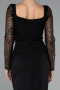 Partykleid Midi Schwarz ABK2387