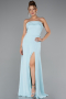Abschlusskleid Lang Chiffon Minzgrün ABU5108
