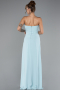 Abschlusskleid Lang Chiffon Minzgrün ABU5108