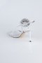 Party-Schuhe Satin Silber AB1144