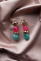 Ohrschmuck Grün BJ1070