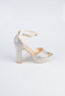 Party-Schuhe Steinbesetzt Gold MJT2240