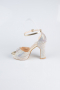 Party-Schuhe Steinbesetzt Gold MJT2240