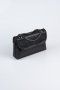 Abendtasche Verputz Schwarz V934