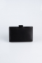 Abendtaschen Satin Schwarz V275